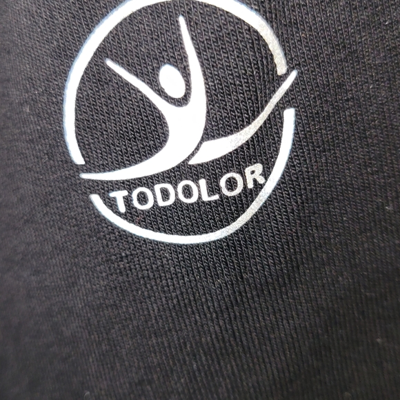 Todolor Women's Black Sweat Pants Size Medium - Picture 3 of 4